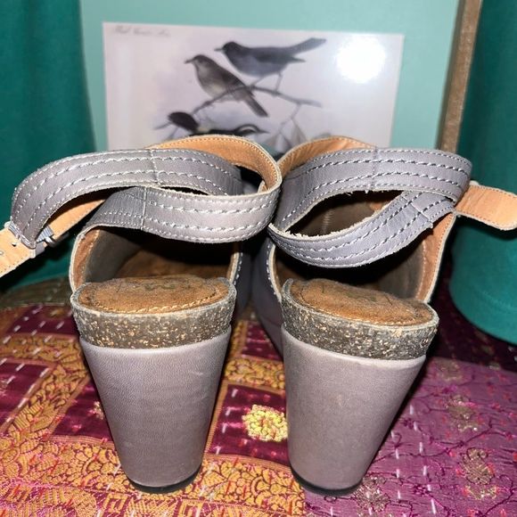 Mark Jenkins Crystal Leather Wedges Sz 39/8.5 - Picture 5 of 12